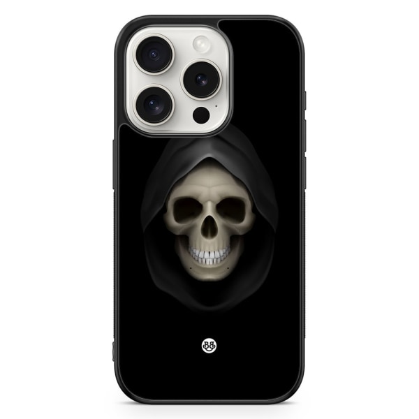Bjornberry Skal iPhone 15 Pro - Svart Dödskalle