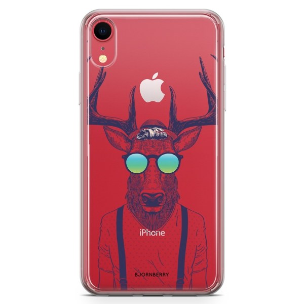 Bjornberry Hybrid Skal iPhone XR  - Hipster Älg