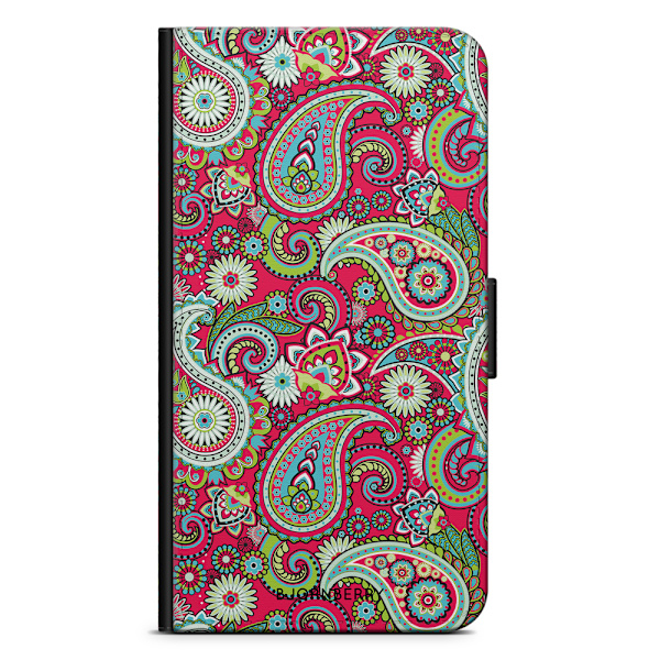 Bjornberry Fodral Samsung Galaxy Note 10 - Röd Paisley