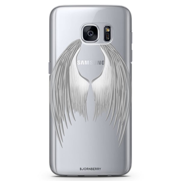 Bjornberry Samsung Galaxy S6 Edge TPU Skal -Ängelvingar