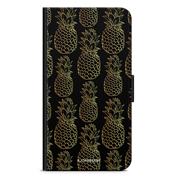 Bjornberry Fodral Motorola Moto G8 Plus - Guldiga Ananas