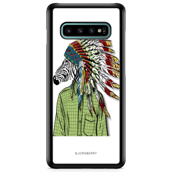 Bjornberry Skal Samsung Galaxy S10 Plus - Hipster Zebra