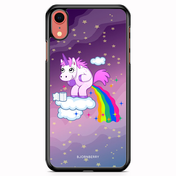 Bjornberry Skal iPhone XR - Bajsande Enhörning
