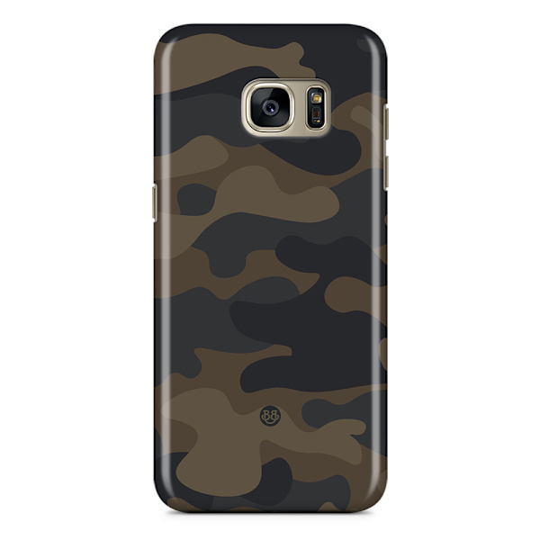 Bjornberry Samsung Galaxy S7 Premium Skal - Dark Camo