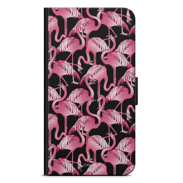 Bjornberry Plånboksfodral iPhone 8 Plus - Flamingos