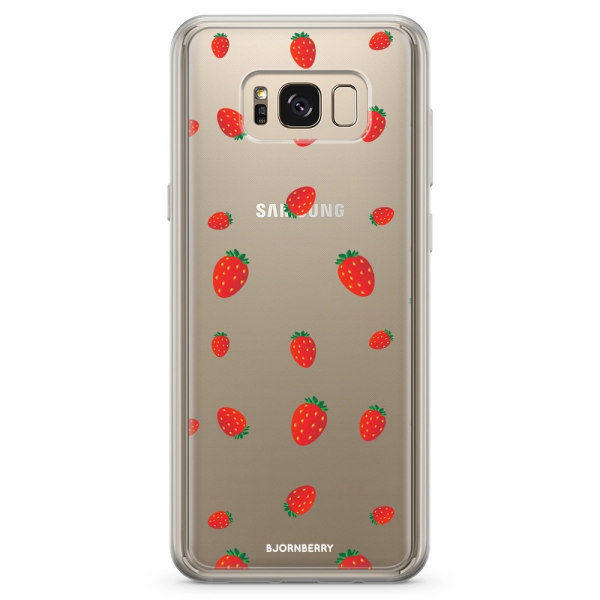 Bjornberry Skal Hybrid Samsung Galaxy S8 - Jordgubbar