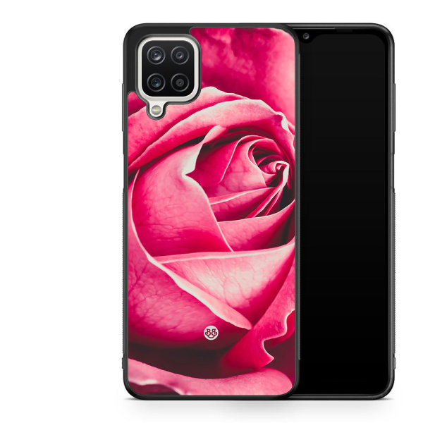Bjornberry Skal Samsung Galaxy A12 -Rosa Ros