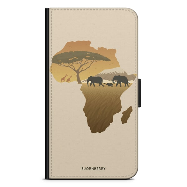 Bjornberry Plånboksfodral Huawei Y6 (2017)- Afrika Brun