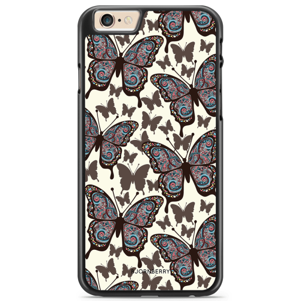 Bjornberry Skal iPhone 6/6s - Färgglada Fjärilar