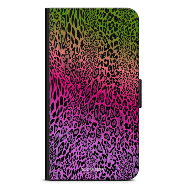 Bjornberry Plånboksfodral OnePlus 9 - Gradient Leopard
