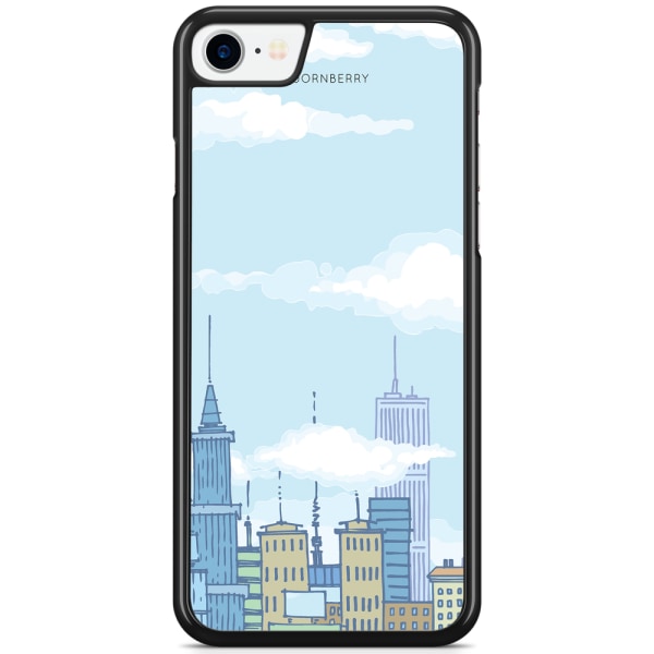 Bjornberry Skal iPhone SE (2020) - Tecknad Skyline