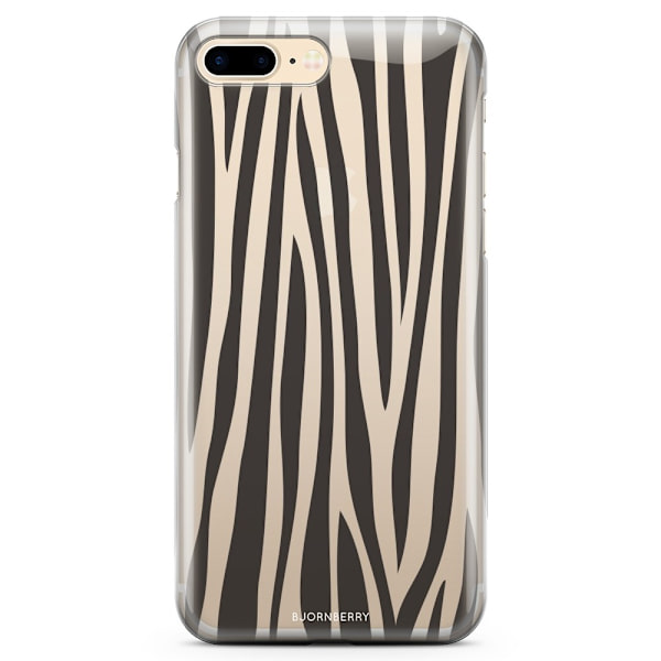 Bjornberry iPhone 7 Plus TPU Skal - Zebra