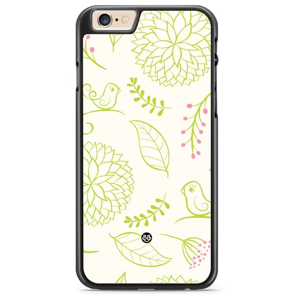 Bjornberry Skal iPhone 6 Plus/6s Plus - Blomster Grön
