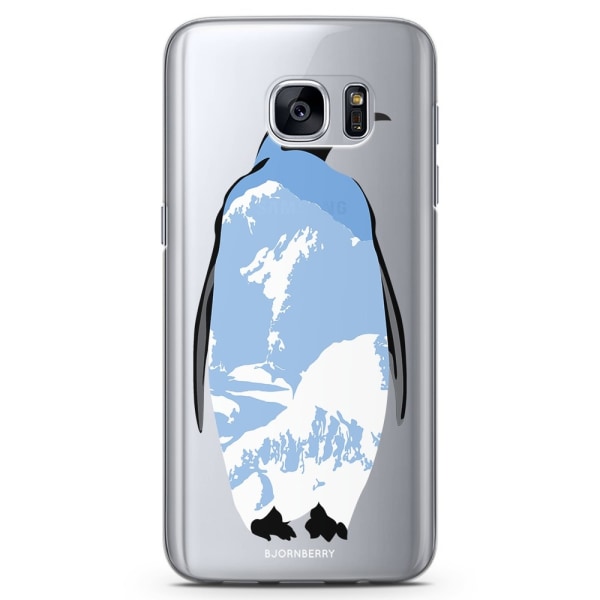Bjornberry Samsung Galaxy S7 Edge TPU Skal -Pingvin