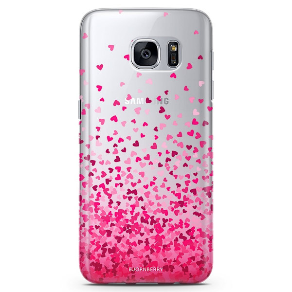 Bjornberry Samsung Galaxy S6 TPU Skal - Hjärtkonfetti