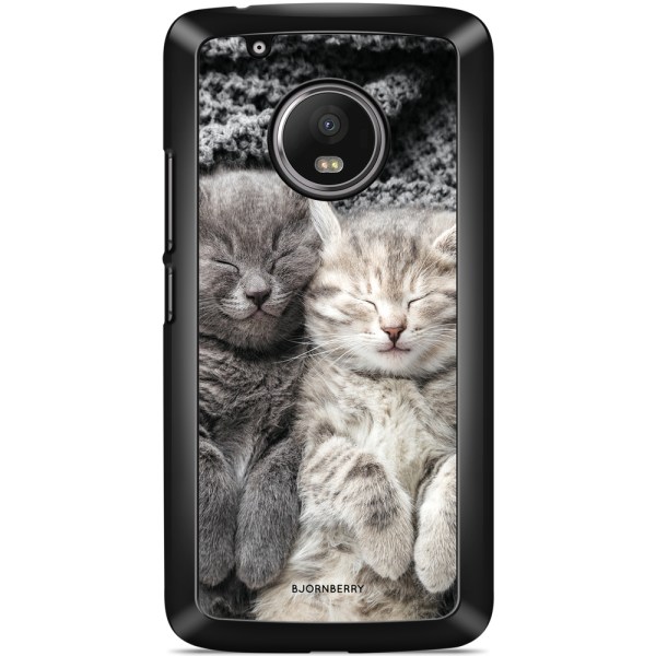 Bjornberry Skal Moto G5 Plus - Vilande Katter