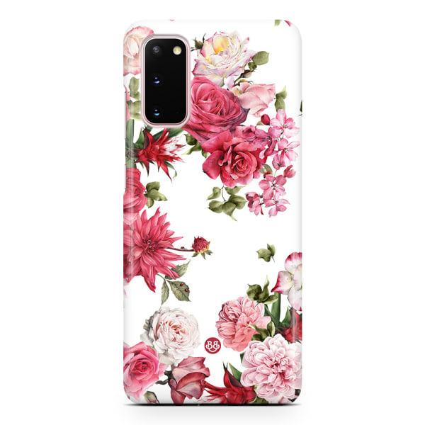 Bjornberry Samsung Galaxy S20 Premiumskal - White Roses