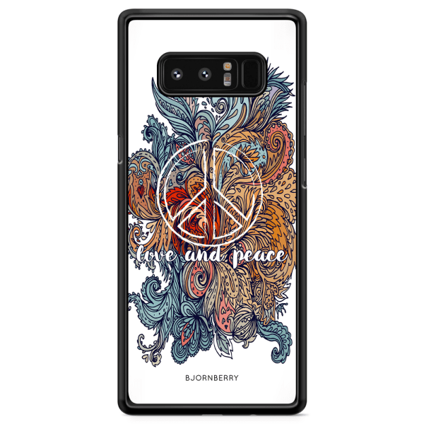 Bjornberry Skal Samsung Galaxy Note 8 - Love and Peace