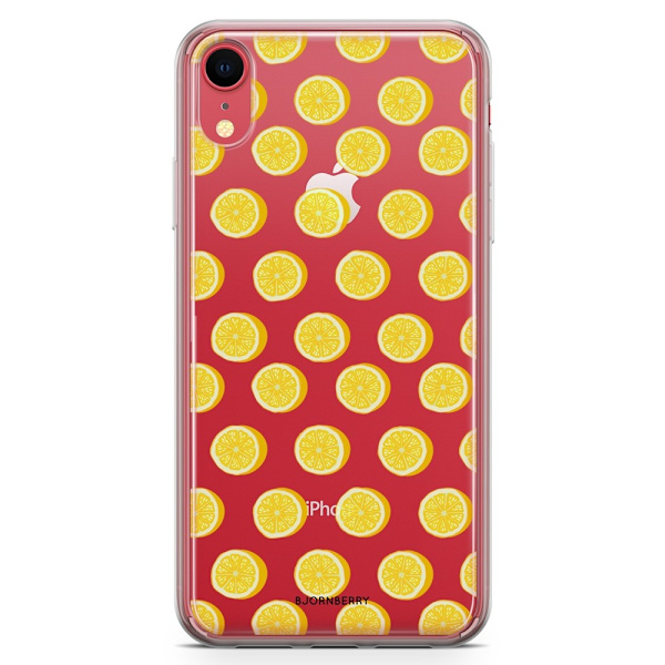 Bjornberry Hybrid Skal iPhone XR  - Citroner
