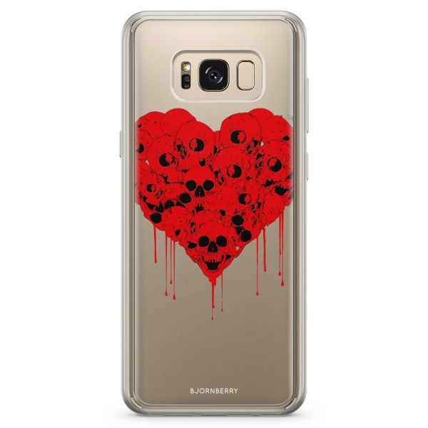 Bjornberry Skal Hybrid Samsung Galaxy S8 - Skull Heart