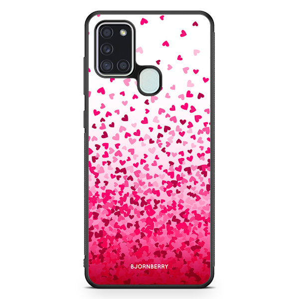 Bjornberry Skal Samsung Galaxy A21s - Hjärtkonfetti