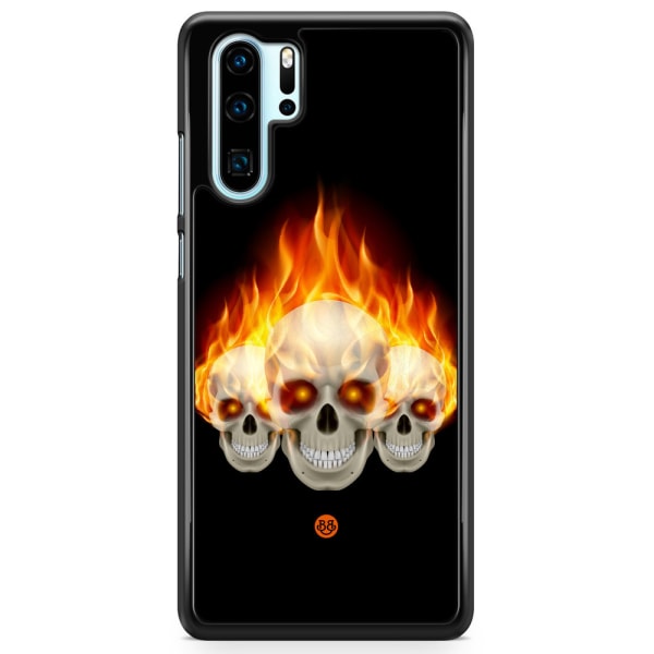 Bjornberry Hårdskal Huawei P30 Pro - Flames Dödskallar