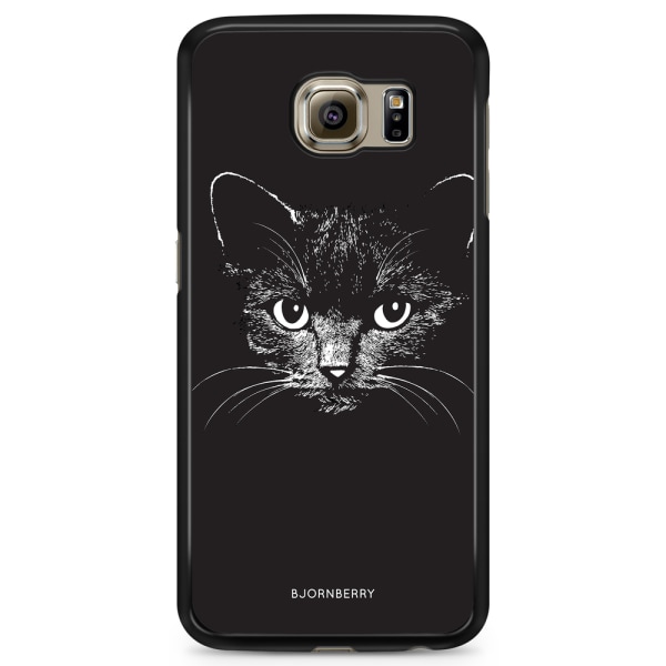 Bjornberry Skal Samsung Galaxy S6 Edge - Svart/Vit Katt
