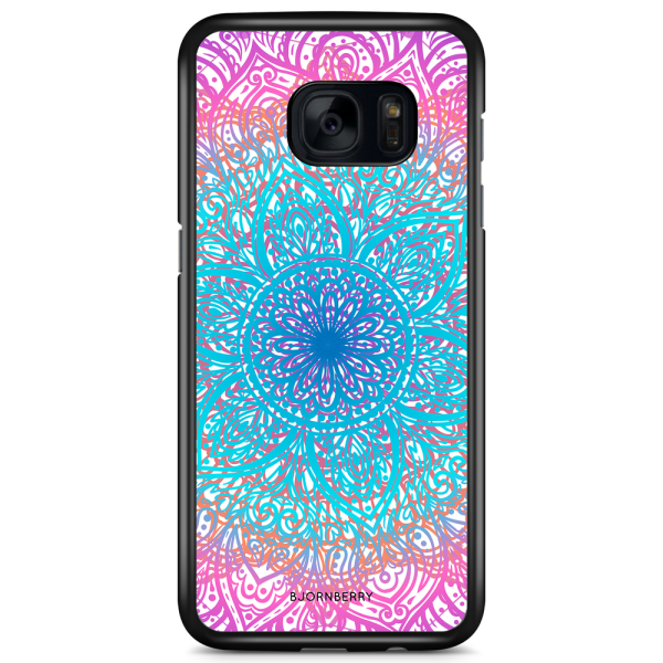 Bjornberry Skal Samsung Galaxy S7 Edge - Pastell Mandala