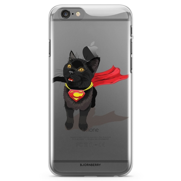Bjornberry iPhone 6 Plus/6s Plus TPU Skal - Super Katt