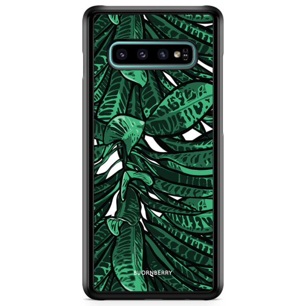 Bjornberry Skal Samsung Galaxy S10 Plus - Tropiska Löv