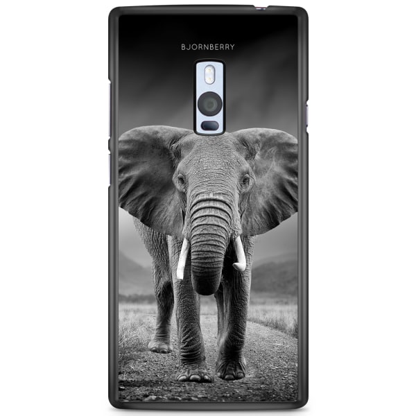 Bjornberry Skal OnePlus 2 - Svart/Vit Elefant