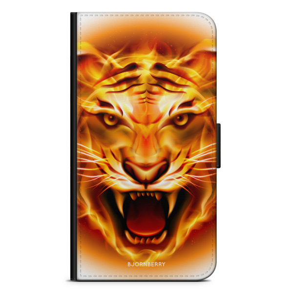 Bjornberry Plånboksfodral OnePlus 8 - Flames Tiger