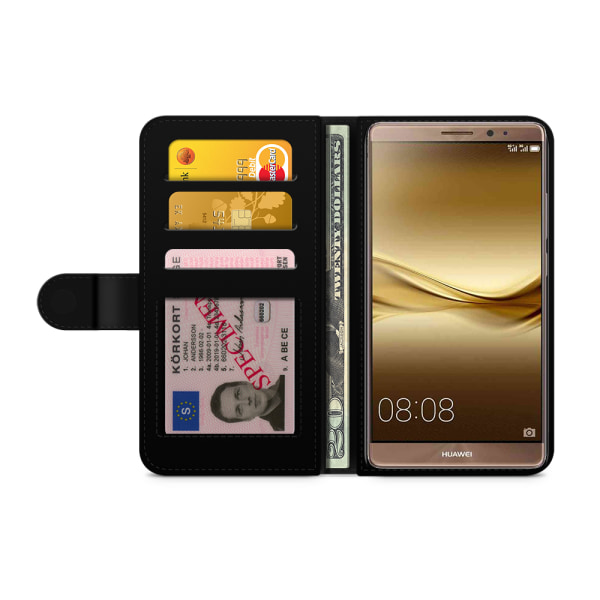 Bjornberry Plånboksfodral Huawei Mate 8 - Klistermärken