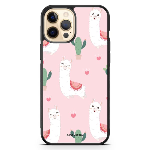 Bjornberry Hårdskal iPhone 12 Pro Max - Lama Mönster