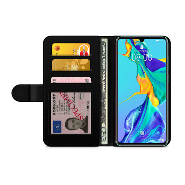 Bjornberry Plånboksfodral Huawei P30 - Gradient Leopard