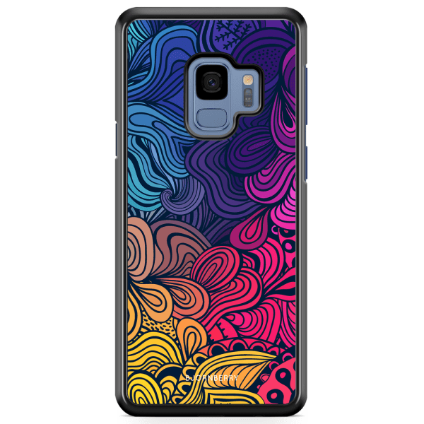 Bjornberry Skal Samsung Galaxy A8 (2018) - Retro Blommor