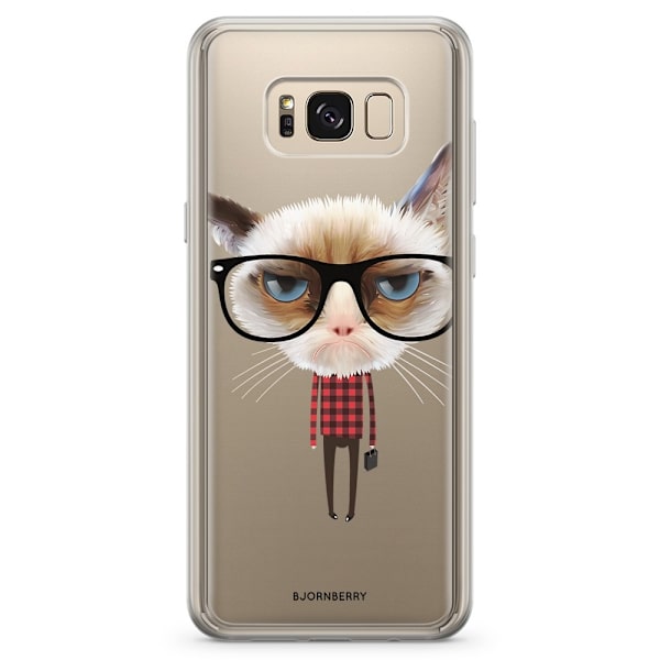 Bjornberry Skal Hybrid Samsung Galaxy S8 - Hipster Katt