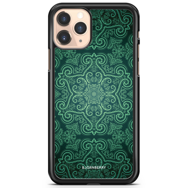 Bjornberry Hårdskal iPhone 11 Pro Max - Grön Retromönster