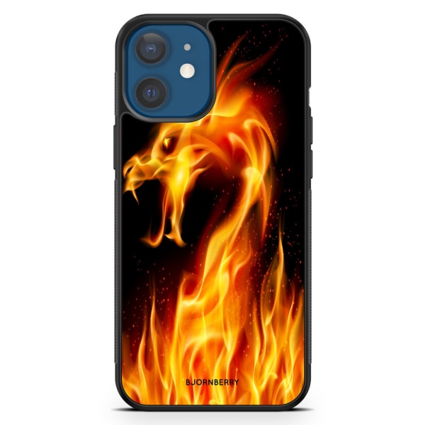Bjornberry Hårdskal iPhone 12 - Flames Dragon