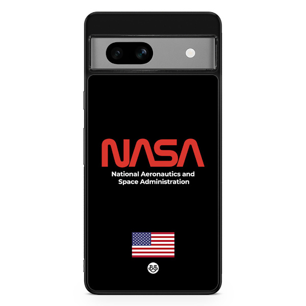 Bjornberry Google Pixel 7a Skal - NASA Worm Svart