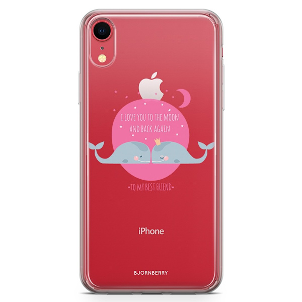 Bjornberry Hybrid Skal iPhone XR  - Love You To The Moon
