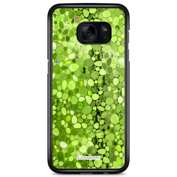 Bjornberry Skal Samsung Galaxy S7 - Stained Glass Grön