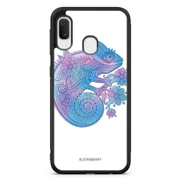 Bjornberry Skal Samsung Galaxy A20e - Mandala kameleont