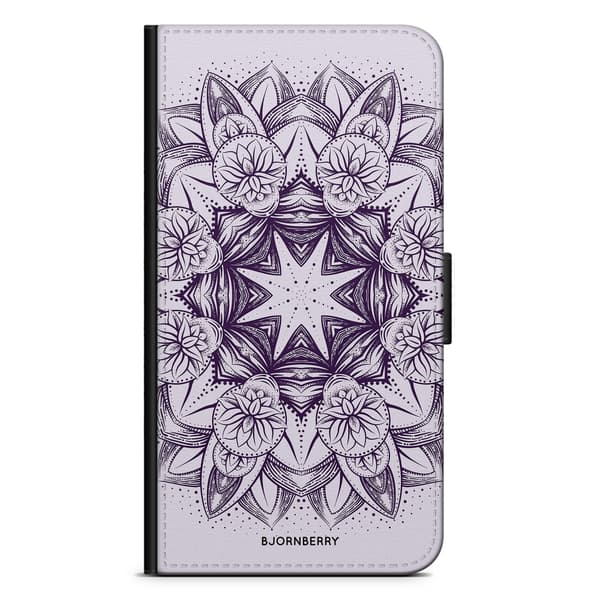 Bjornberry Plånboksfodral iPhone 7 - Lila Mandala