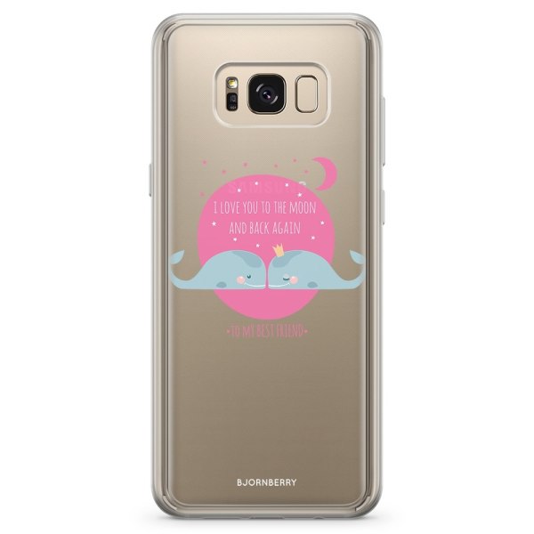 Bjornberry Skal Hybrid Samsung Galaxy S8 - Love You To The Moon