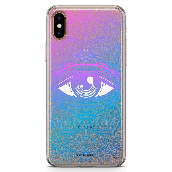 Bjornberry Hybrid Skal iPhone Xs Max  - Mandala Öga