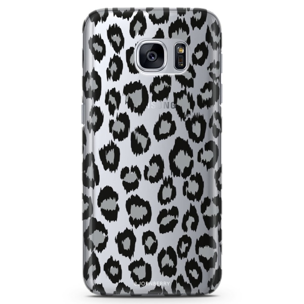 Bjornberry Samsung Galaxy S6 TPU Skal - Grå Leopard