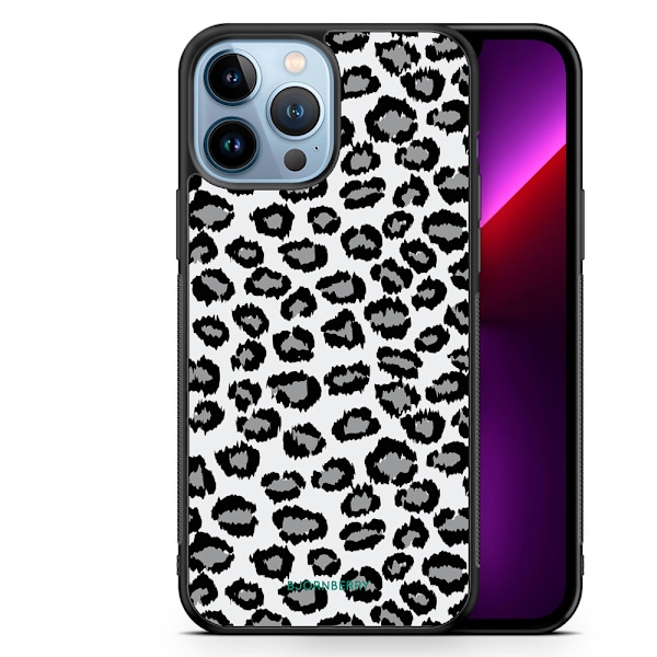 Bjornberry Skal iPhone 13 Pro Max - Grå Leopard