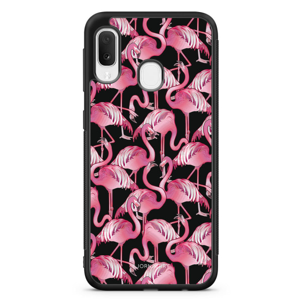 Bjornberry Skal Samsung Galaxy A20e - Flamingos