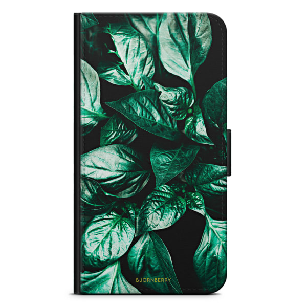 Bjornberry Plånboksfodral OnePlus 8 - Gröna Löv